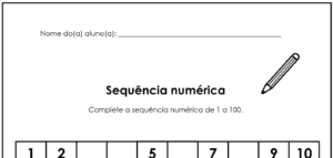 Sequência numérica 1-100