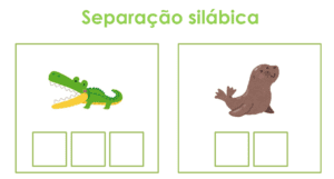 Separação silábica – animais