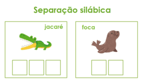 Separação silábica