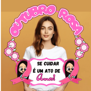 Moldura para bambolê outubro rosa 2