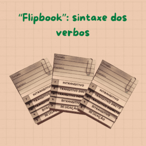 “Flipbook”: sintaxe dos verbos