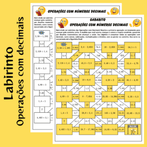Explore o Desafio do Labirinto das Operações com Decimais