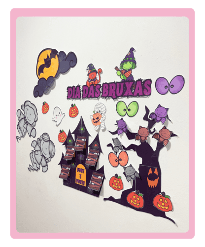 painel halloween , painel dia das bruxas, painel halloween para imprimir, painel de halloween para escola, painel halloween infantil, painel halloween para fotos,