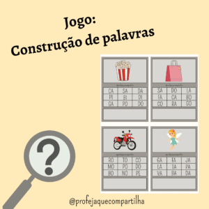 Jogo: Construção de palavras