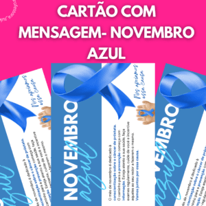 CARTÃO- NOVEMBRO AZUL