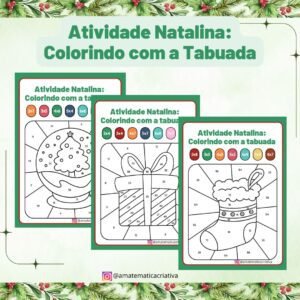 Atividade Natalina: Colorindo com a Tabuada