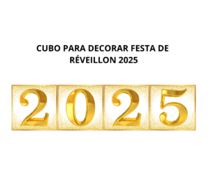 Cubo para festa de réveillon: 2025