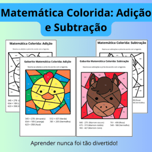 Matemática Colorida: Adição e Subtração