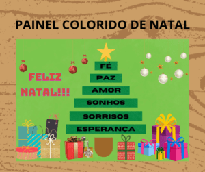 PAINEL COLORIDO DE NATAL