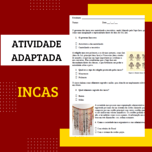 Atividade Adaptada – Civilização Inca