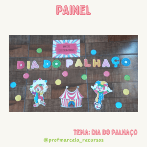 Painel dia do palhaço