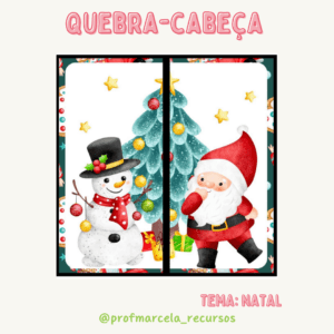 Quebra cabeça natal