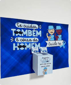 NOVEMBRO AZUL – PAINEL E CAIXA MOTIVACIONAL