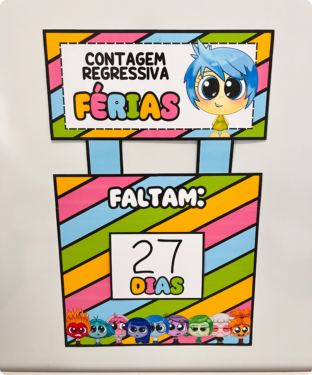 contagem regressiva para férias divertidamente