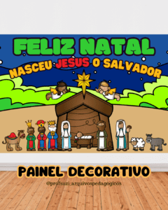 PAINEL DECORATIVO FELIZ NATAL