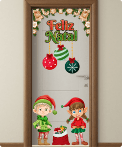 Painel de Porta tema Natal