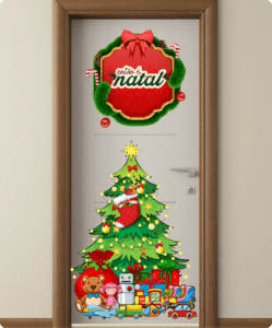 Painel de Porta tema Natal