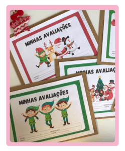 Capas para Avaliações Escolares – Tema Natal