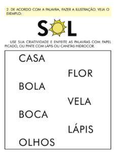 Mini apostila alfabetização 75 pág.