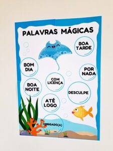 Painel palavrinhas mágicas